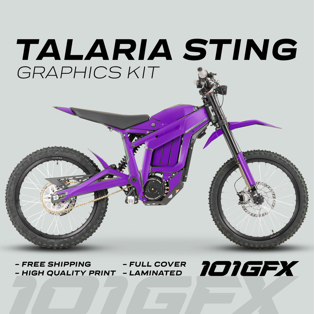 Talaria Sting MX3 MX4 Graphics Kit SOLID COLOR PURPLE