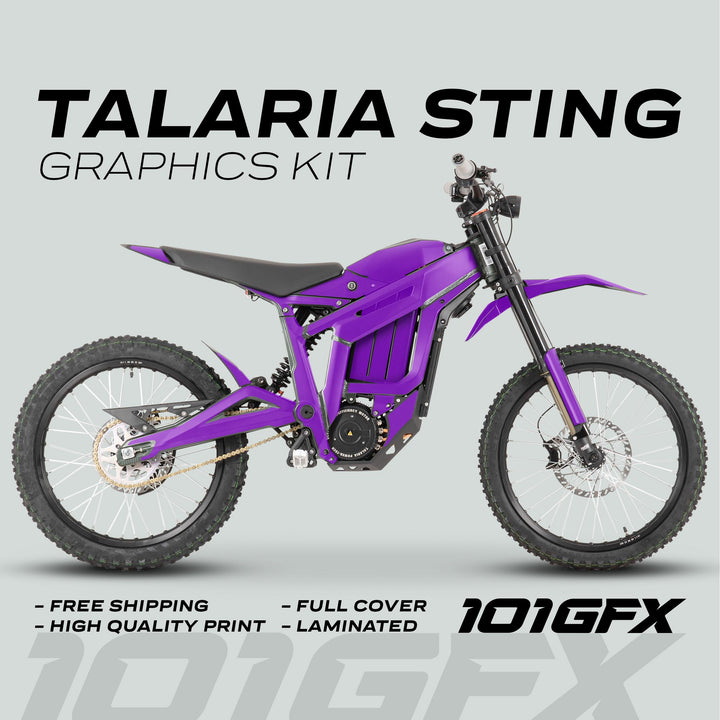 Talaria Sting MX3 MX4 Graphics Kit SOLID COLOR PURPLE