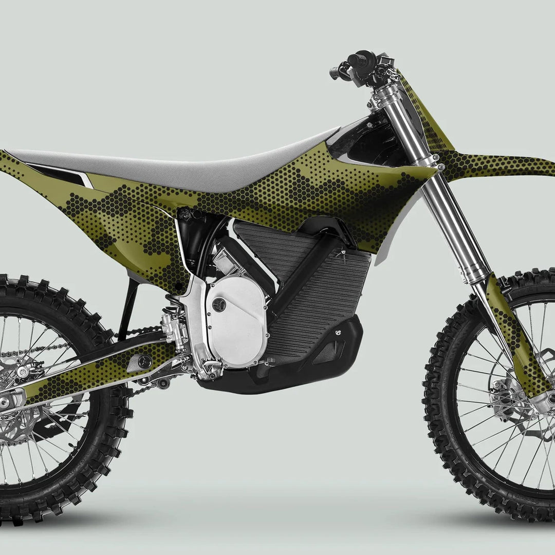 Stark Varg Graphics Kit HEXOCAM Olive Decals Stickers