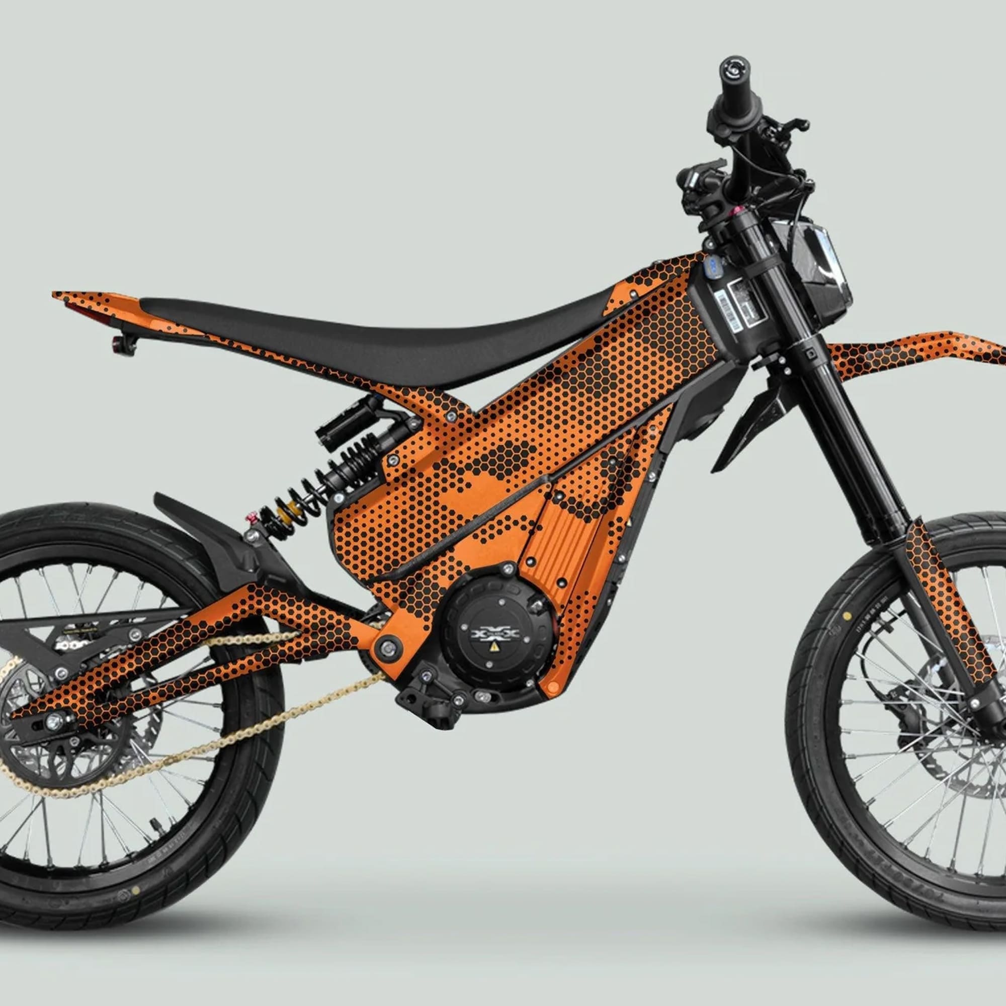 Talaria XXX HEXOCAM Orange Graphics Kit for Bikes – 101GFX