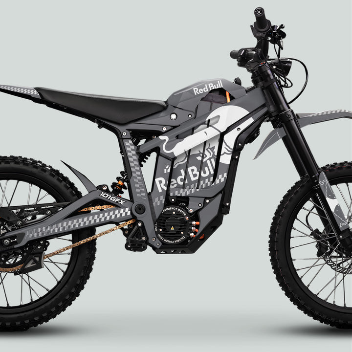 Talaria Sting MX5 PRO Graphics Kit RBULL MONO Grey White Decals