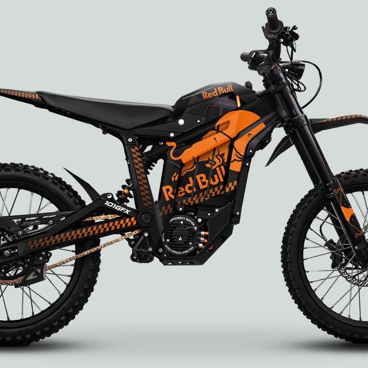 Talaria Sting MX5 PRO Graphics Kit RBULL MONO Black Orange Decals