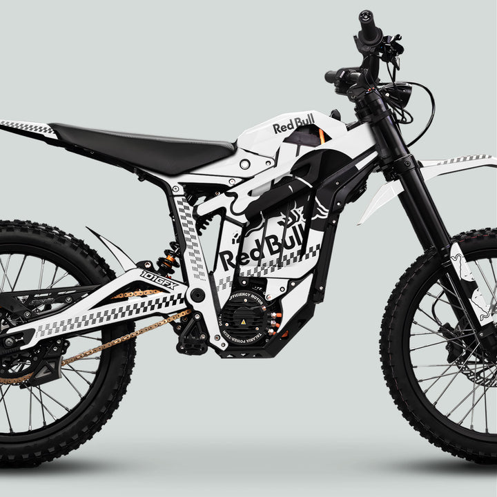 Talaria Sting MX5 PRO Graphics Kit RBULL MONO White Black Decals