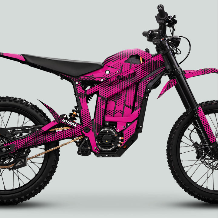 Talaria Sting MX5 PRO Graphics Kit HEXOCAM MAGENTA Decals