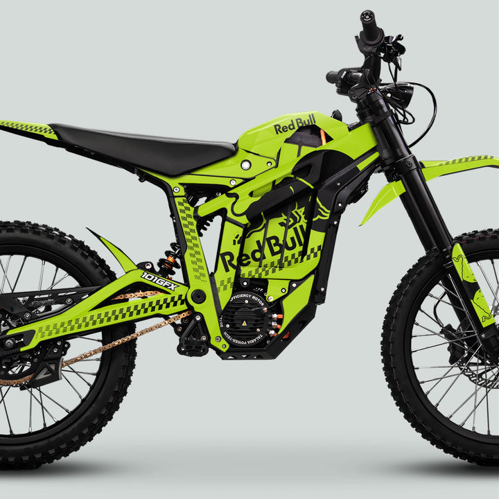 Talaria Sting MX5 PRO Graphics Kit RBULL MONO Green Black Decals