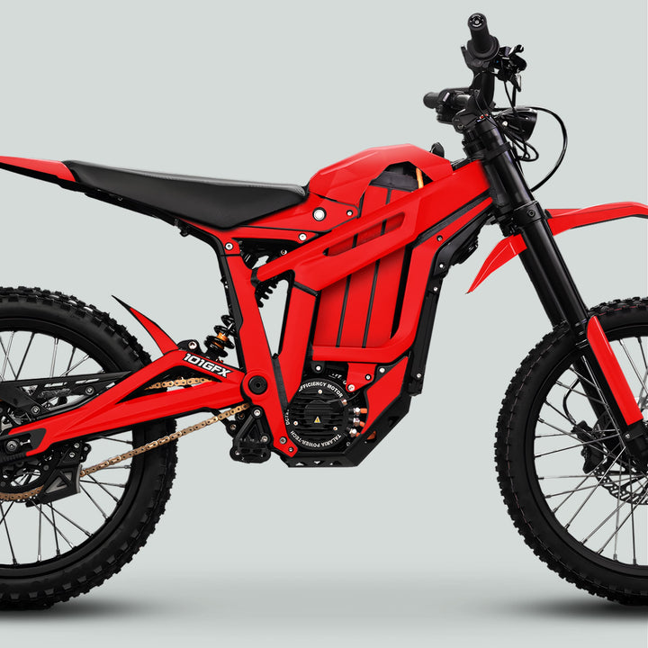 Talaria Sting MX5 PRO Graphics Kit SOLID COLOR Red Decals