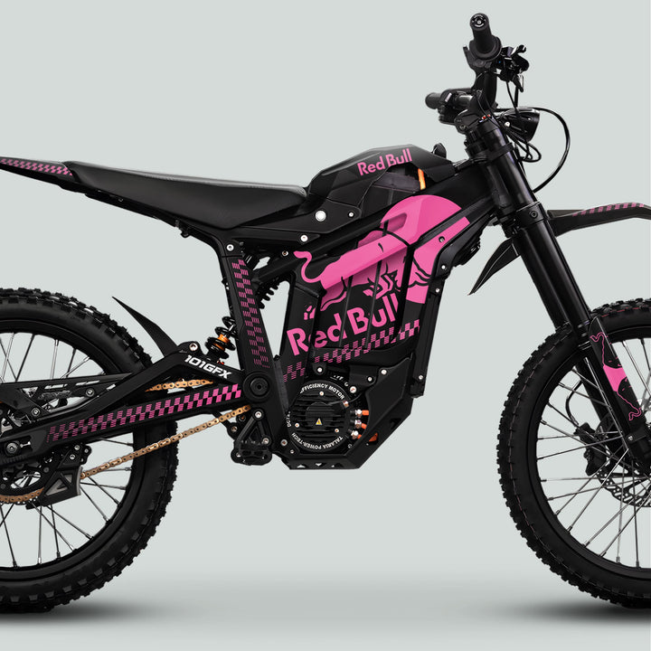 Talaria Sting MX5 PRO Graphics Kit RBULL MONO Black Pink Decals