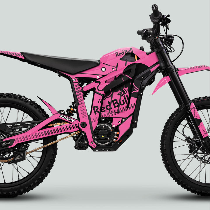 Talaria Sting MX5 PRO Graphics Kit RBULL MONO Pink Black Decals