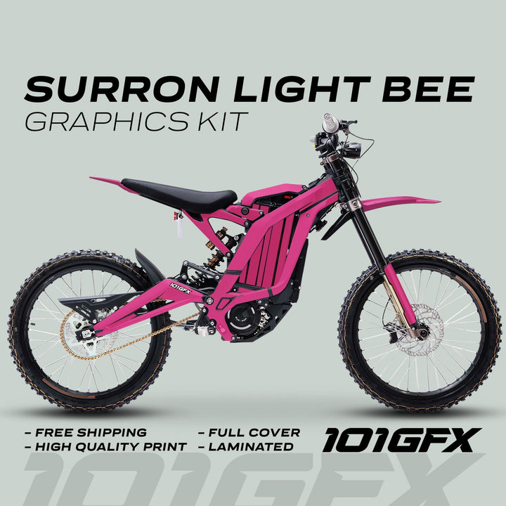 Surron Light Bee X Graphics Kit MONO COLOR Pink Segway x260
