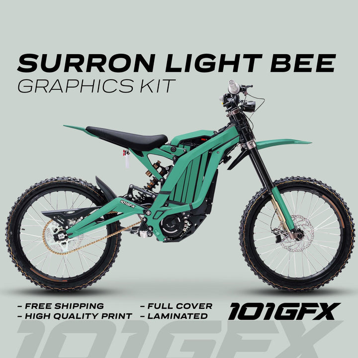 Surron Light Bee X Graphics Kit MONO COLOR Mint Segway x260