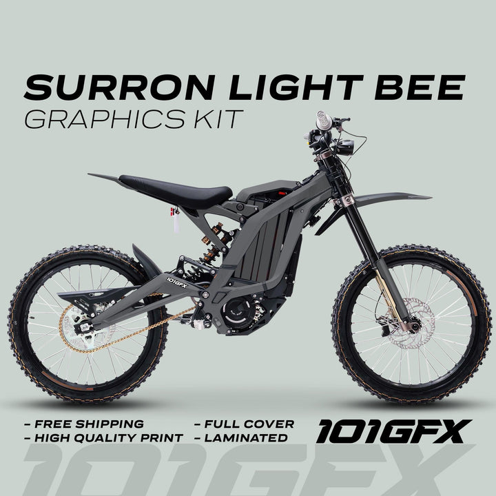 Surron Light Bee X Graphics Kit MONO COLOR Grey  Segway x260