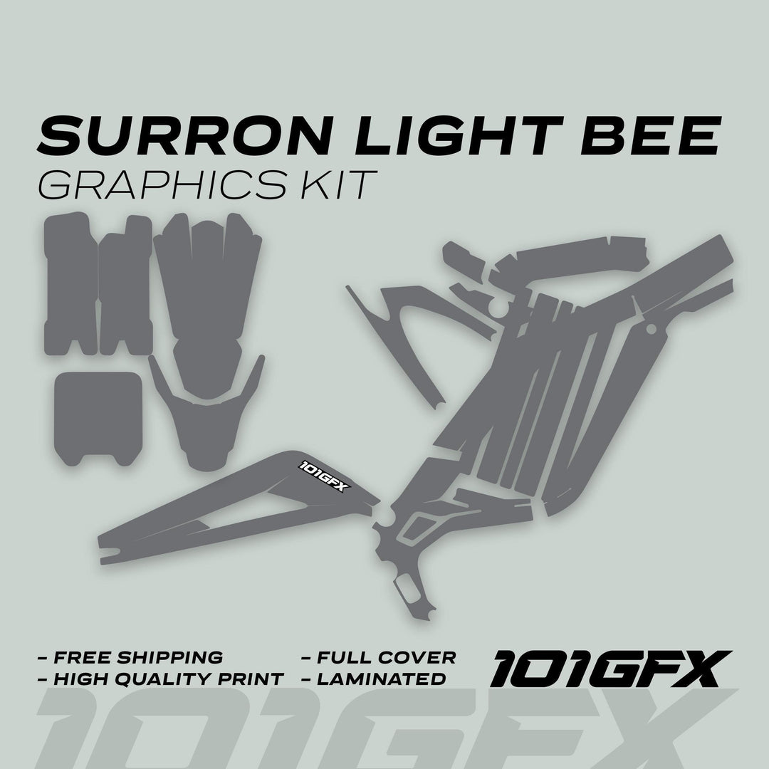 Surron Light Bee X Graphics Kit MONO COLOR Grey  Segway x260