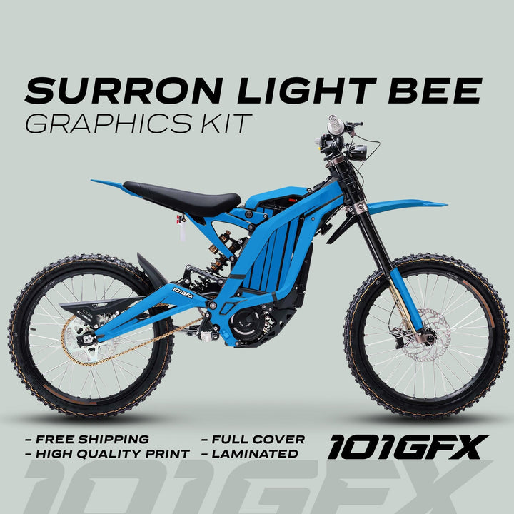 Surron Light Bee X Graphics Kit MONO COLOR Cyan