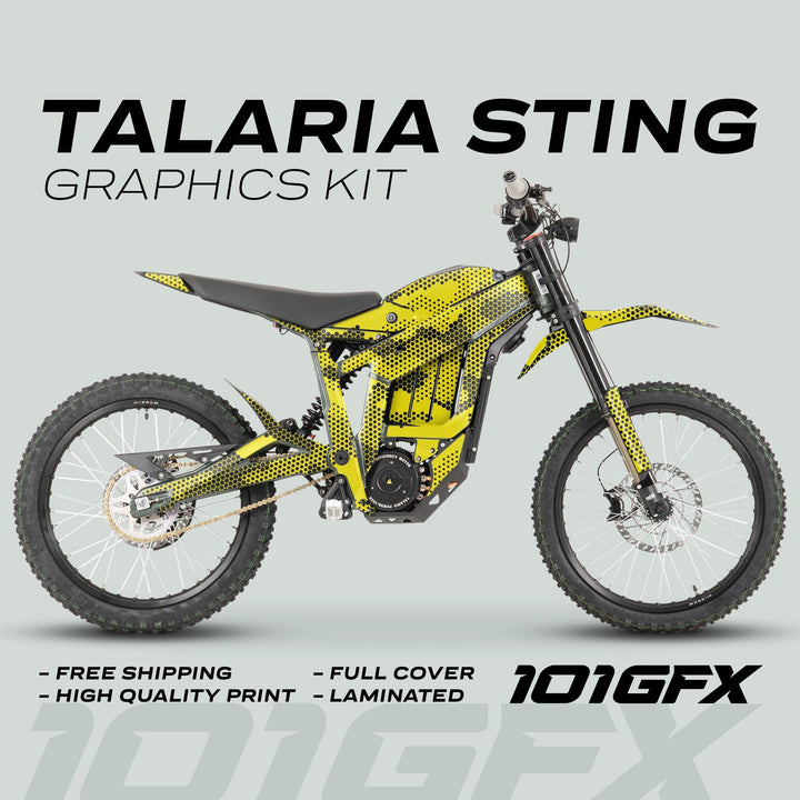 Talaria Sting R Graphics Kit HEXOCAM Yellow