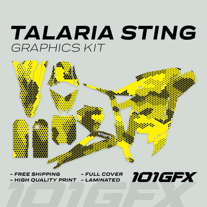 Talaria Sting R Graphics Kit HEXOCAM Yellow