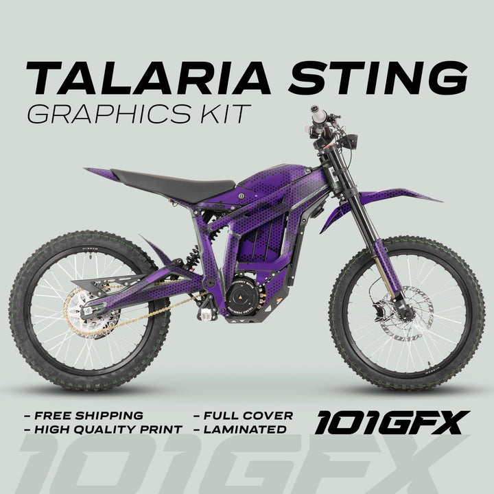 Talaria Sting R Graphics Kit HEXOCAM Purple