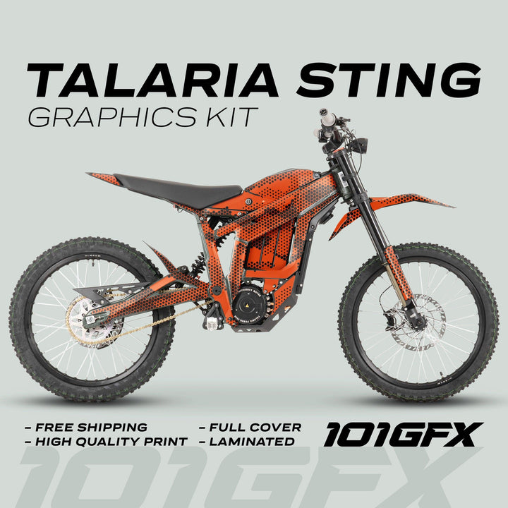 Talaria Sting R Graphics Kit HEXOCAM Orange