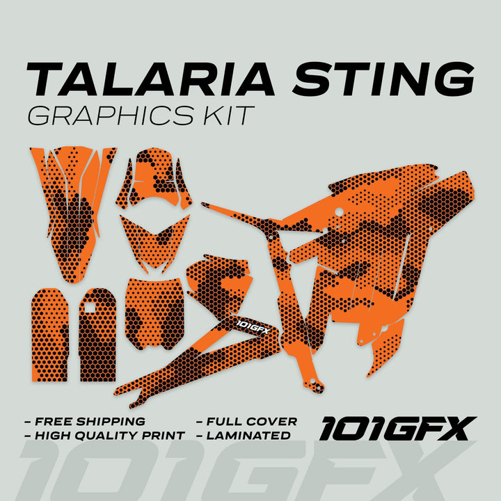 Talaria Sting R Graphics Kit HEXOCAM Orange