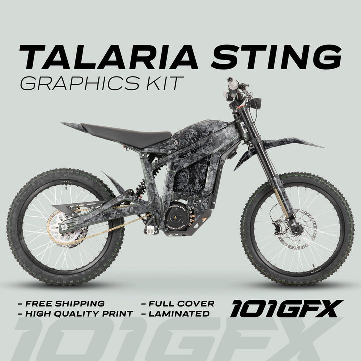 Talaria Sting R Graphics Kit SQUARE TEK Grey