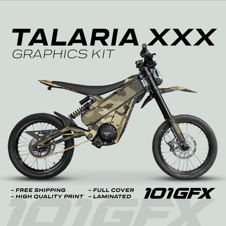 Talaria XXX Graphics Kit HEXOCAM Sande Beige