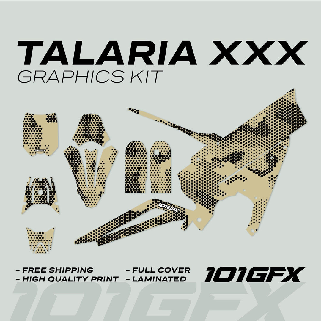 Talaria XXX Graphics Kit HEXOCAM Sande Beige
