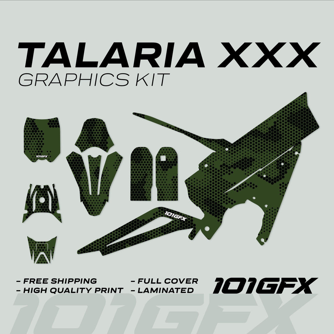 Talaria XXX Graphics Kit HEXOCAM Green