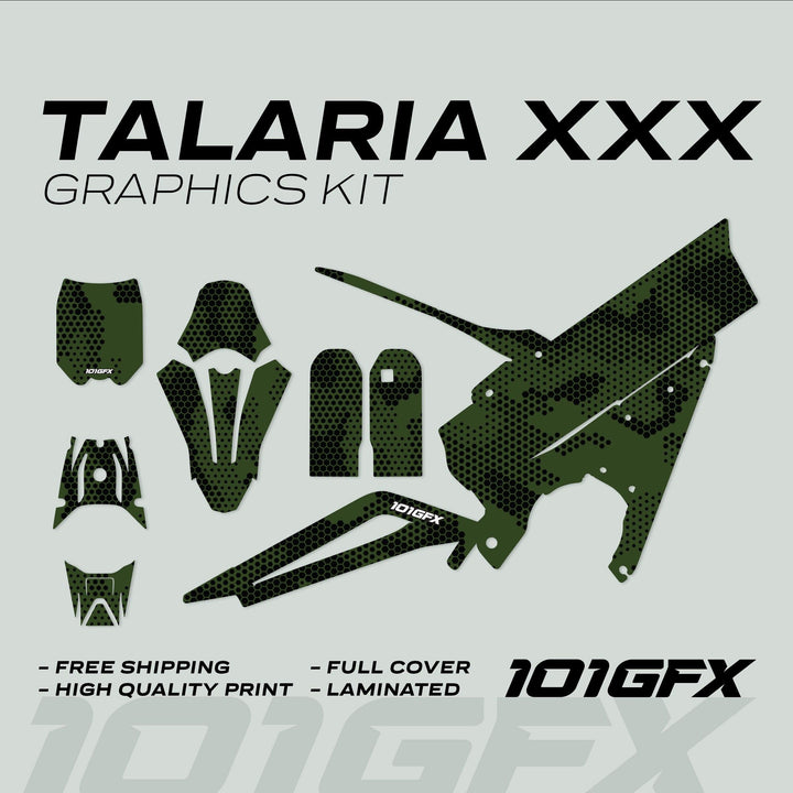Talaria XXX Graphics Kit HEXOCAM Green
