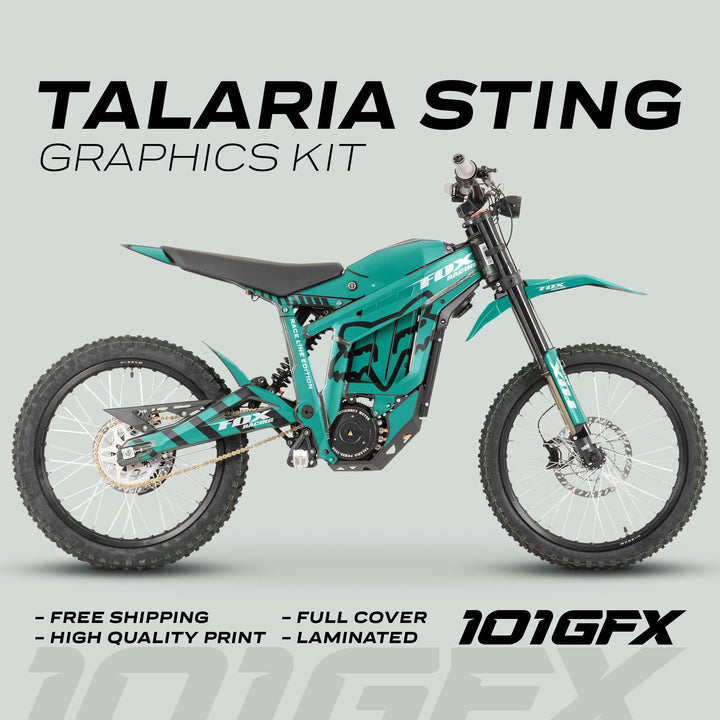 Talaria Sting R Graphics Kit FOX Raceline Mint Black