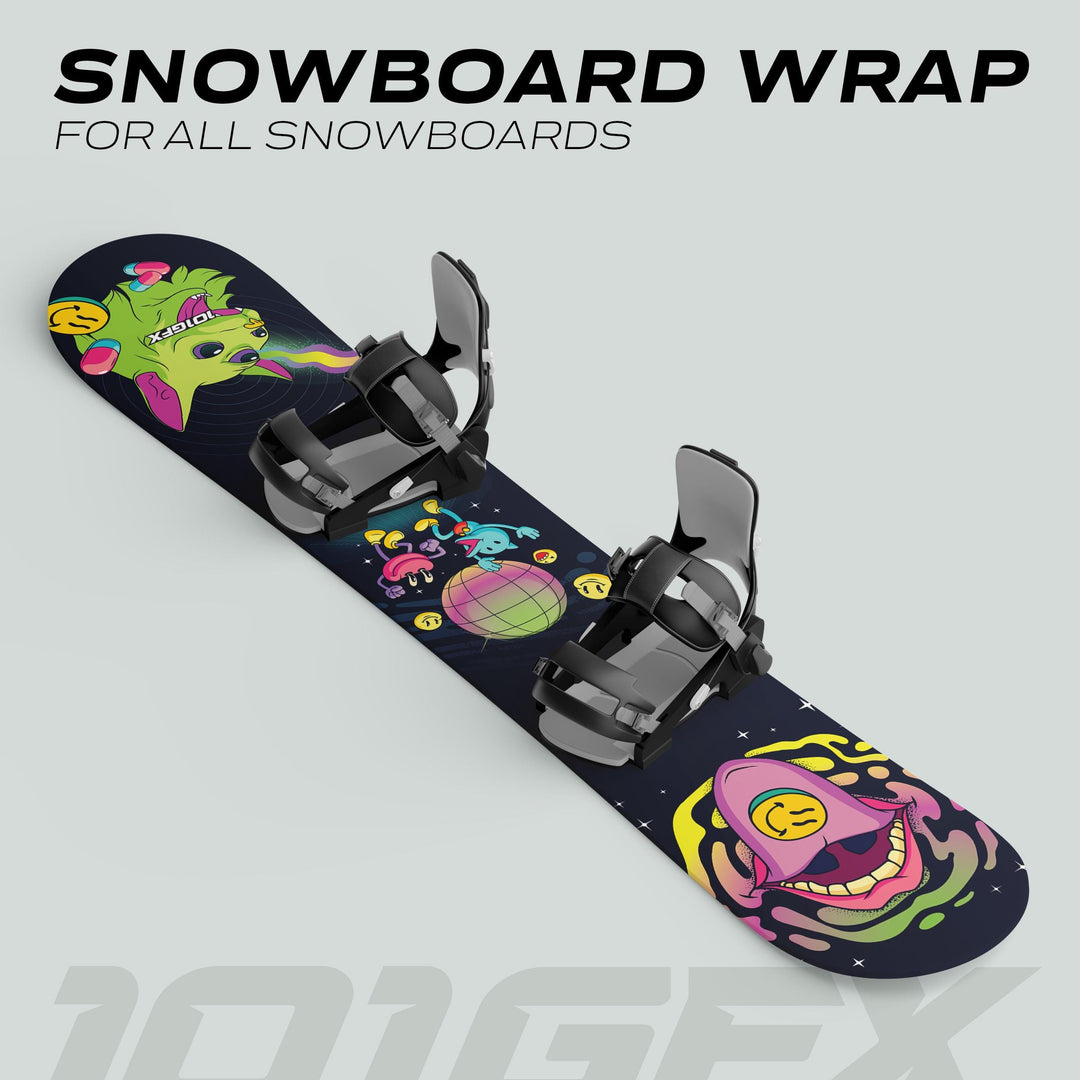 Snowboard Wrap ACID: Stylish and Durable Vinyl Skin – 101GFX