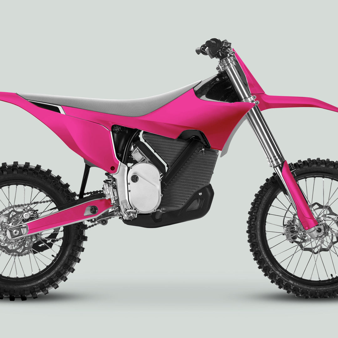 Stark Varg Graphics Kit SOLID COLOR MAGENTA Stickers Laminated Stark Future Varg Decals Mono Color