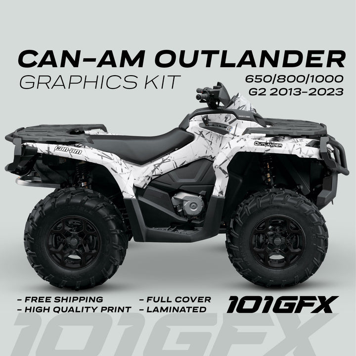 Can-Am OUTLANDER G2 Graphics kit SCRATCHY WINTER