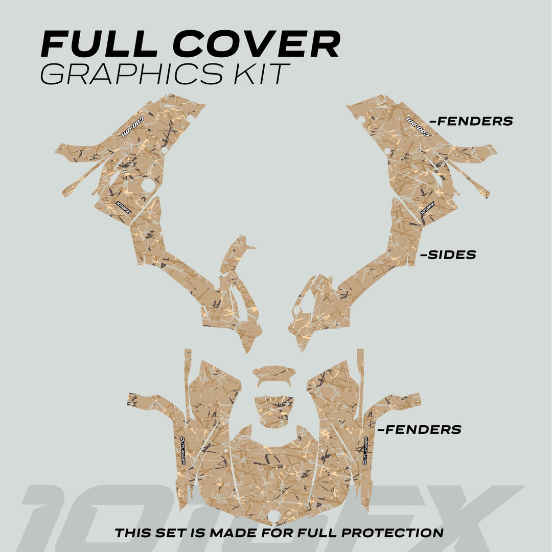 Can-Am OUTLANDER G2 Graphics kit SCRATCHY SAND