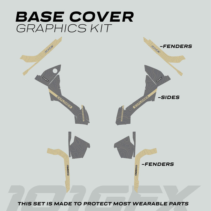 Can-Am OUTLANDER G2 Graphics kit EXPLORER Grey Sand