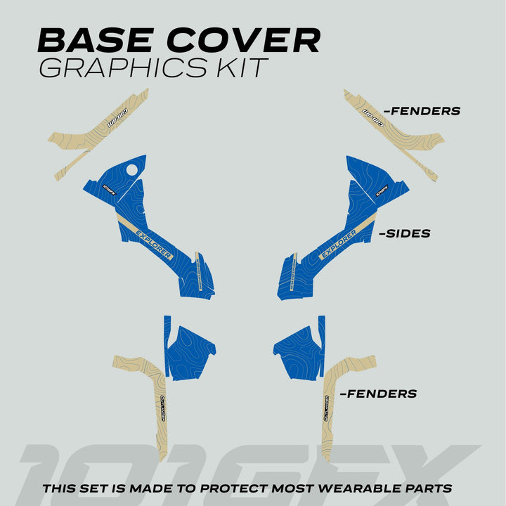 Can-Am OUTLANDER Graphics kit EXPLORER Blue Sand