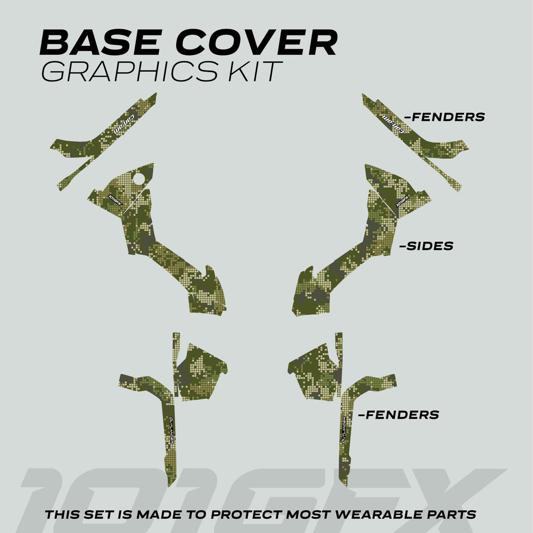 Can-Am OUTLANDER Graphics kit DIGITAL CAMO Earth