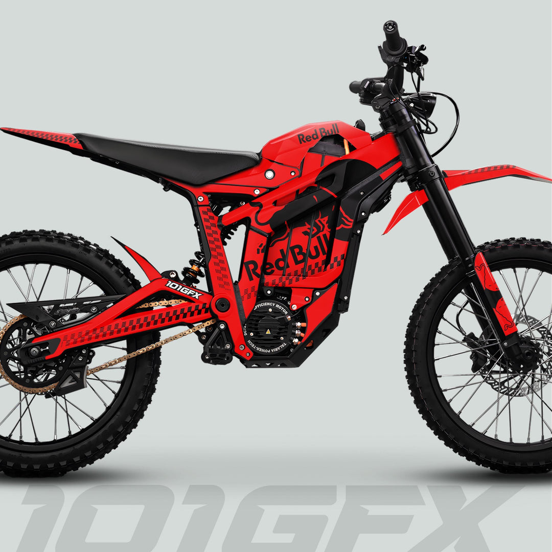 Talaria Sting MX5 PRO Graphics Kit RBULL MONO Red Black Decals