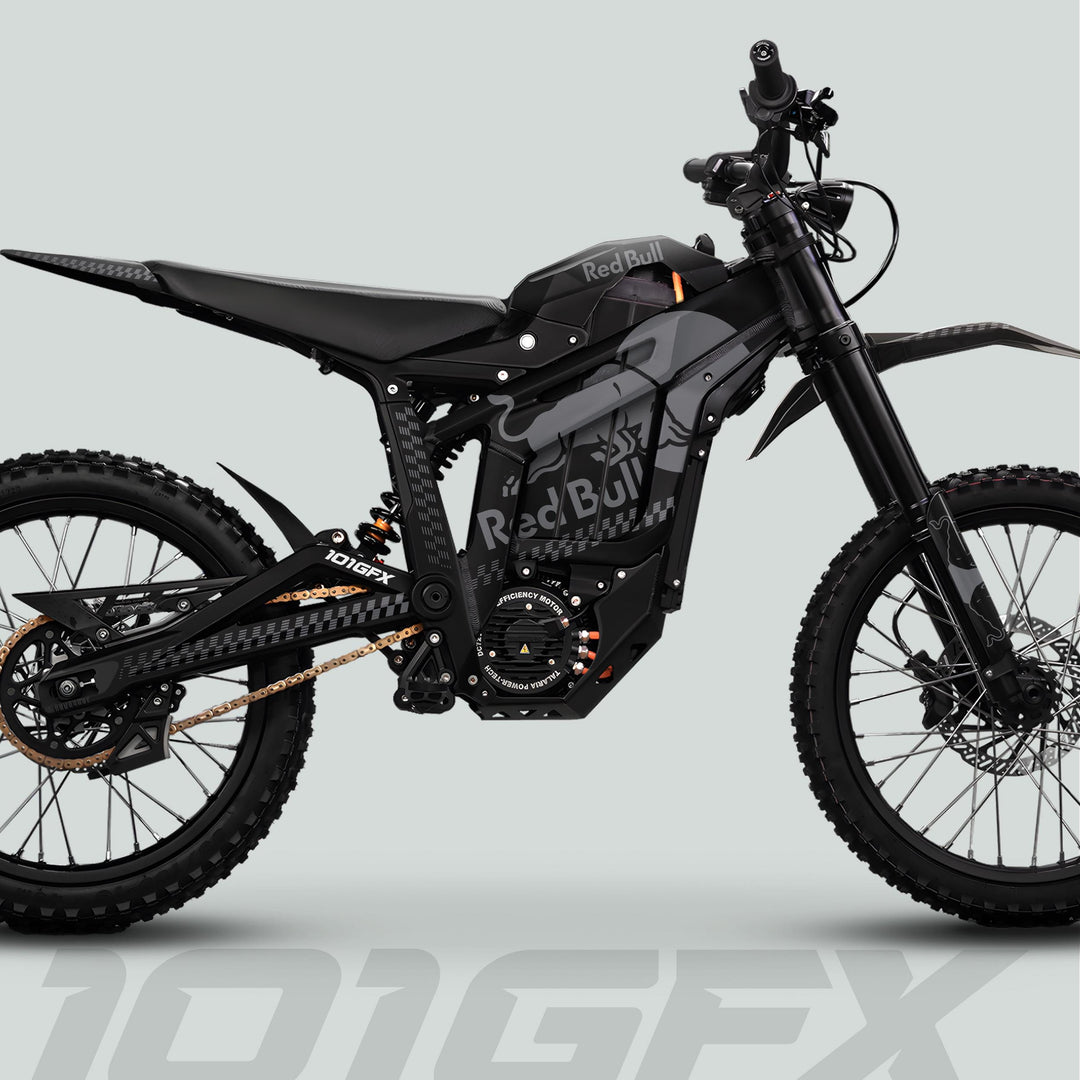 Talaria Sting MX5 PRO Graphics Kit RBULL MONO Black Grey Decals