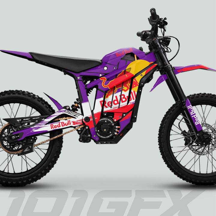 Talaria Sting MX5 PRO Graphics Kit RBULL RACE Purple Decals