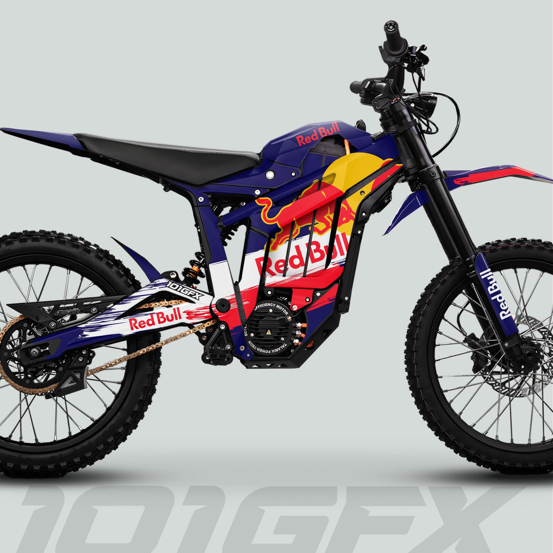 Talaria Sting MX5 PRO Graphics Kit RBULL RACE Navy Decals