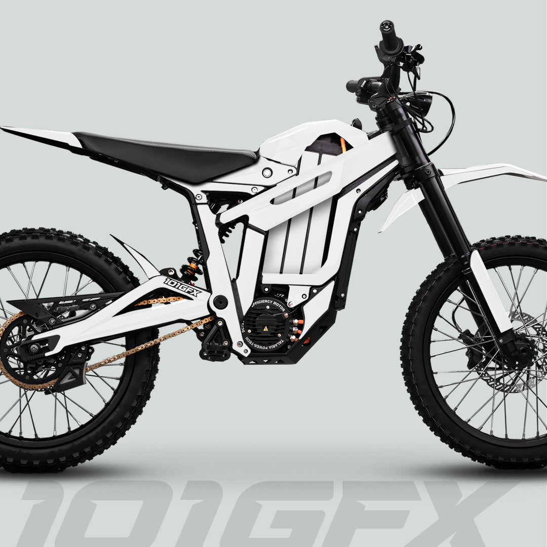 Talaria Sting MX5 PRO Graphics Kit SOLID COLOR White Decals