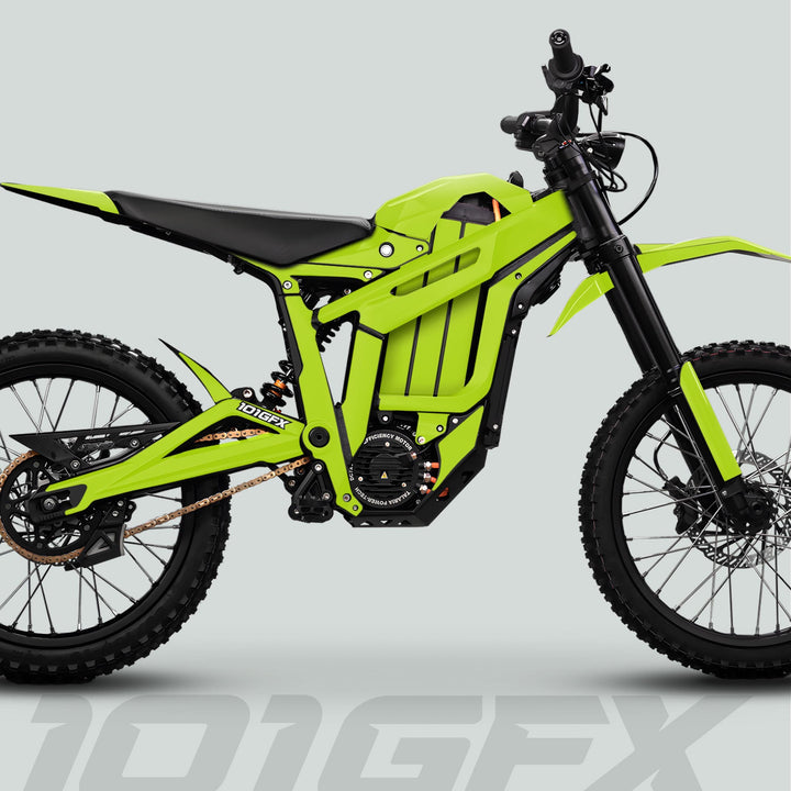 Talaria Sting MX5 PRO Graphics Kit SOLID COLOR Green Decals