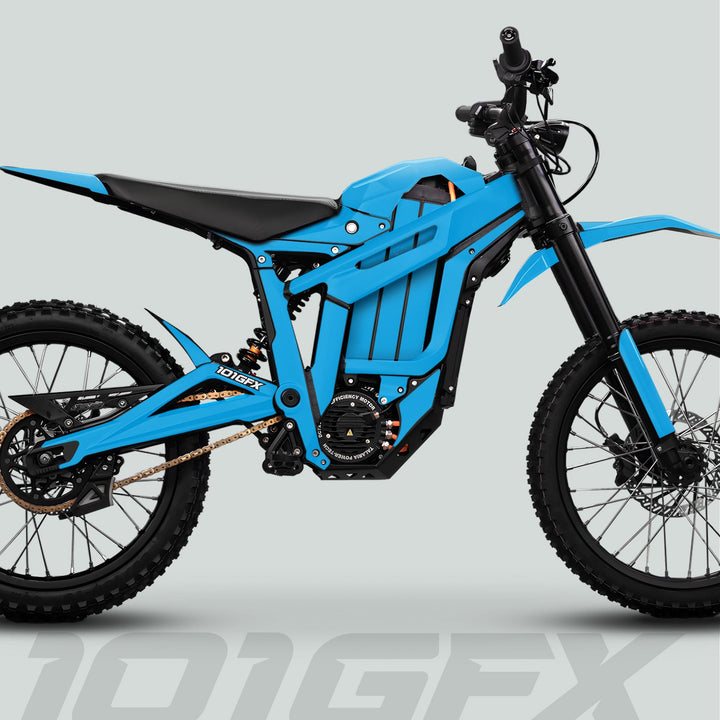 Talaria Sting MX5 PRO Graphics Kit SOLID COLOR Cyan Decals