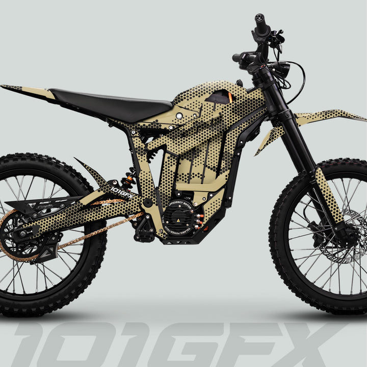Talaria Sting MX5 PRO Graphics Kit HEXOCAM SAND Decals