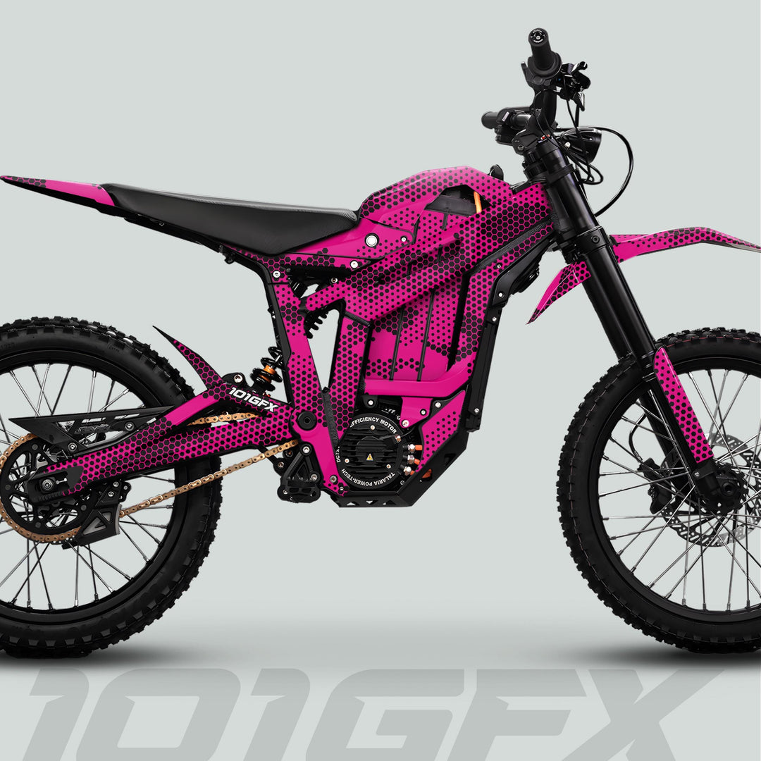 Talaria Sting MX5 PRO Graphics Kit HEXOCAM MAGENTA Decals