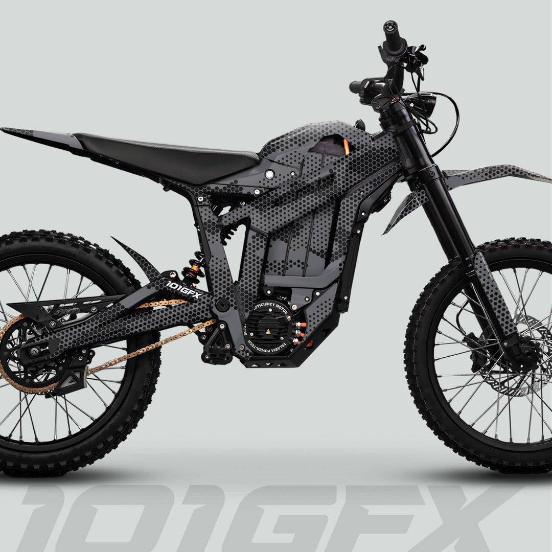 Talaria Sting MX5 PRO Graphics Kit HEXOCAM GREY Decals