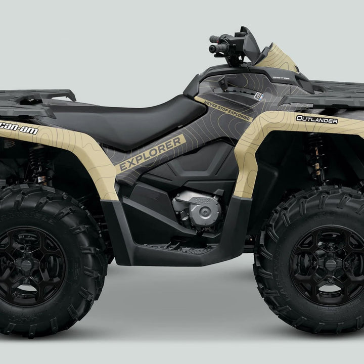 Can-Am OUTLANDER G2 Graphics kit EXPLORER Grey Sand