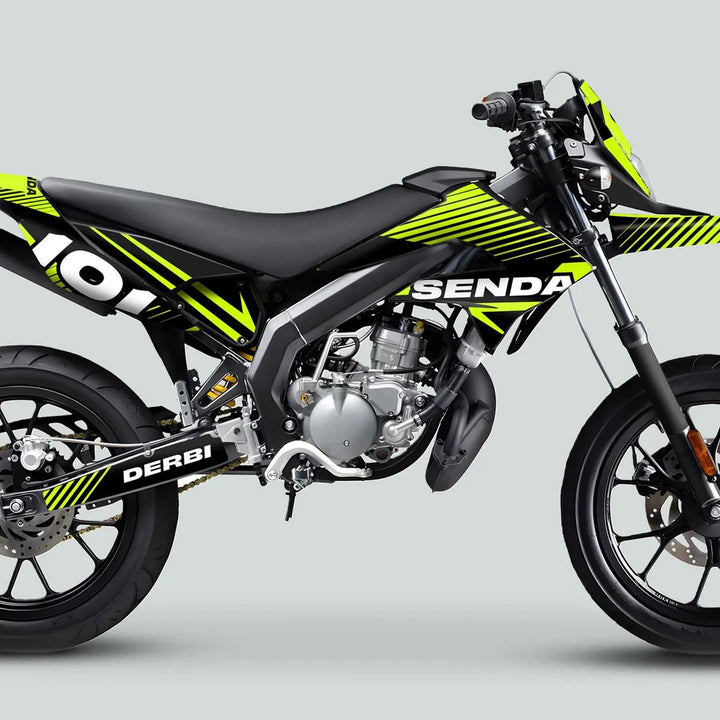 Derbi Senda Graphics Kit X-Treme 2011-2017 LINE SPACE Black Green