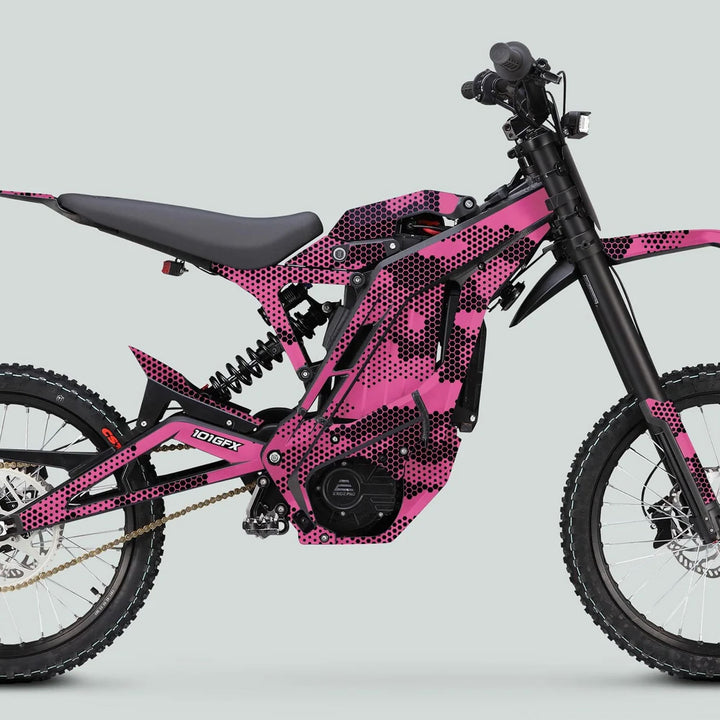 E Ride Pro SS Graphics Kit HEXOCAM PINK