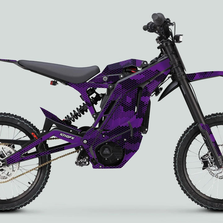 E Ride Pro SS Graphics Kit HEXOCAM PURPLE
