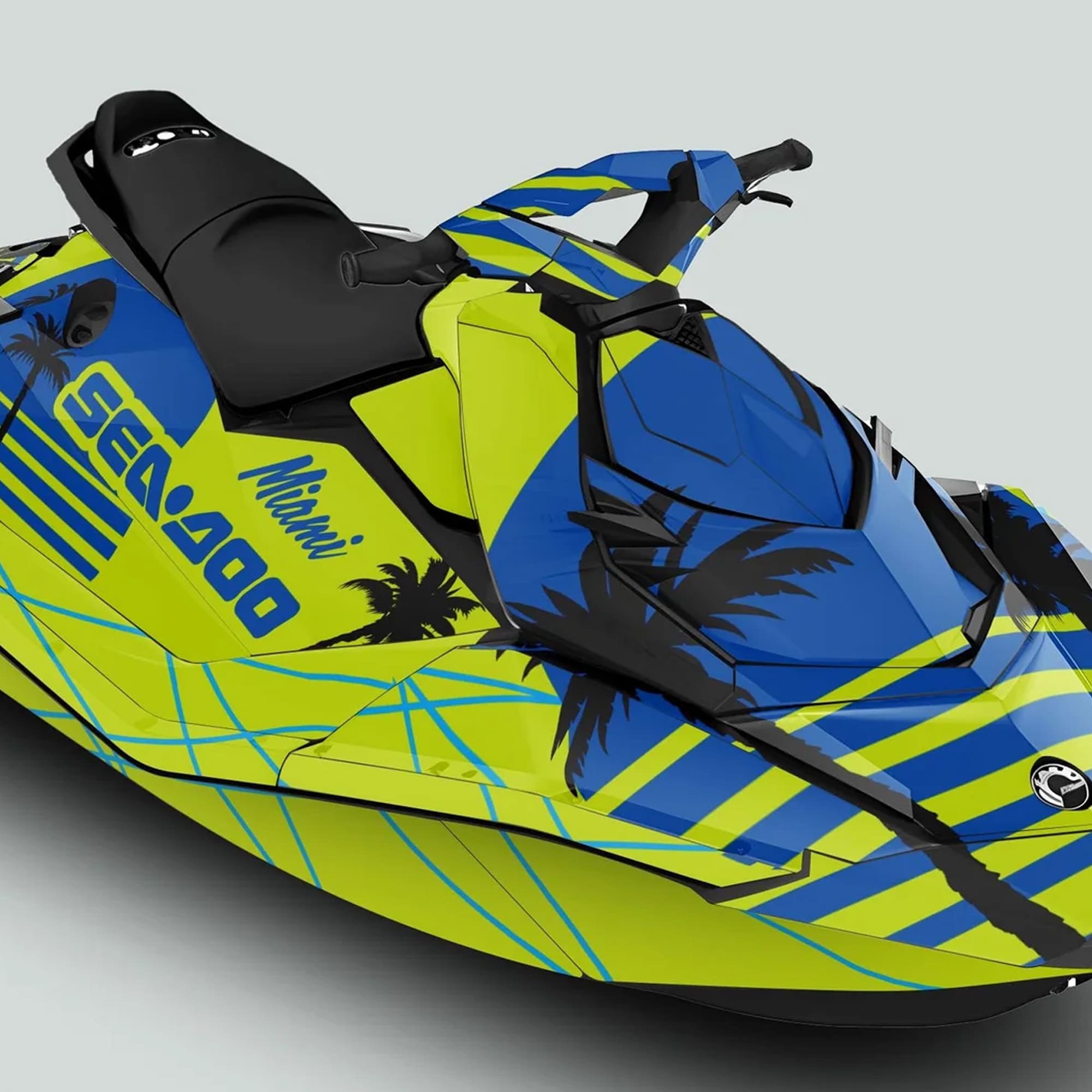 Sea Doo Spark Graphics kit MIAMI GREEN BLUE – 101GFX eBike Graphics